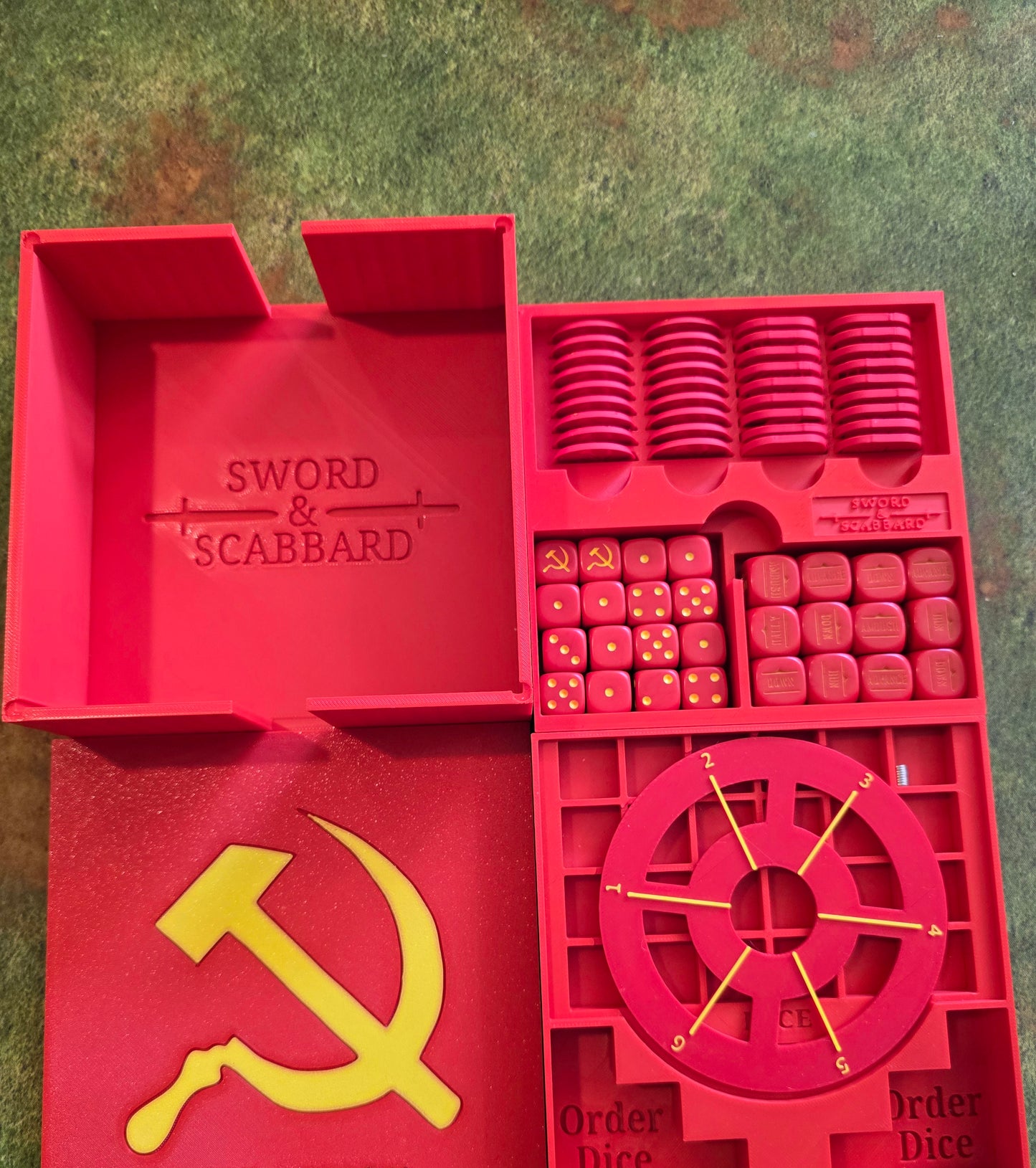 NEW! Deluxe Dice / Token Box Suitable for Bolt Action