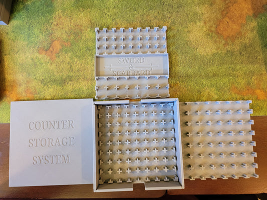 Scabbard Counter / Token Storage System - 4 Tray