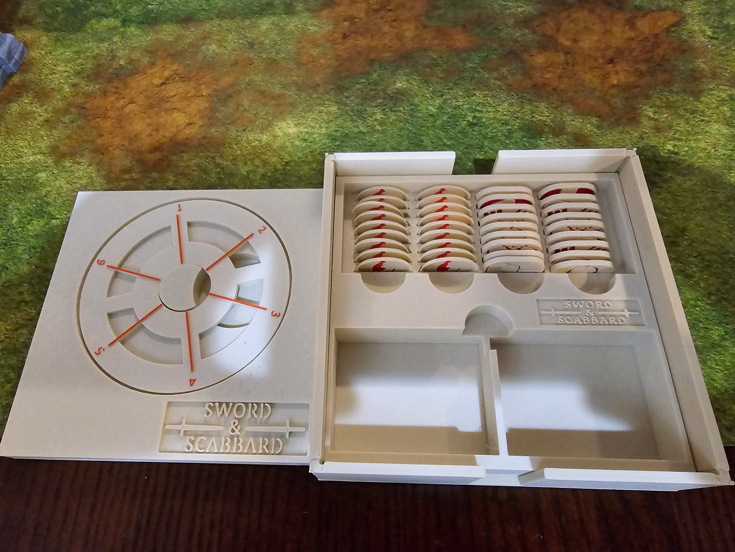 Desert Rats North Africa Bolt Action Token / Template / Dice Storage Box