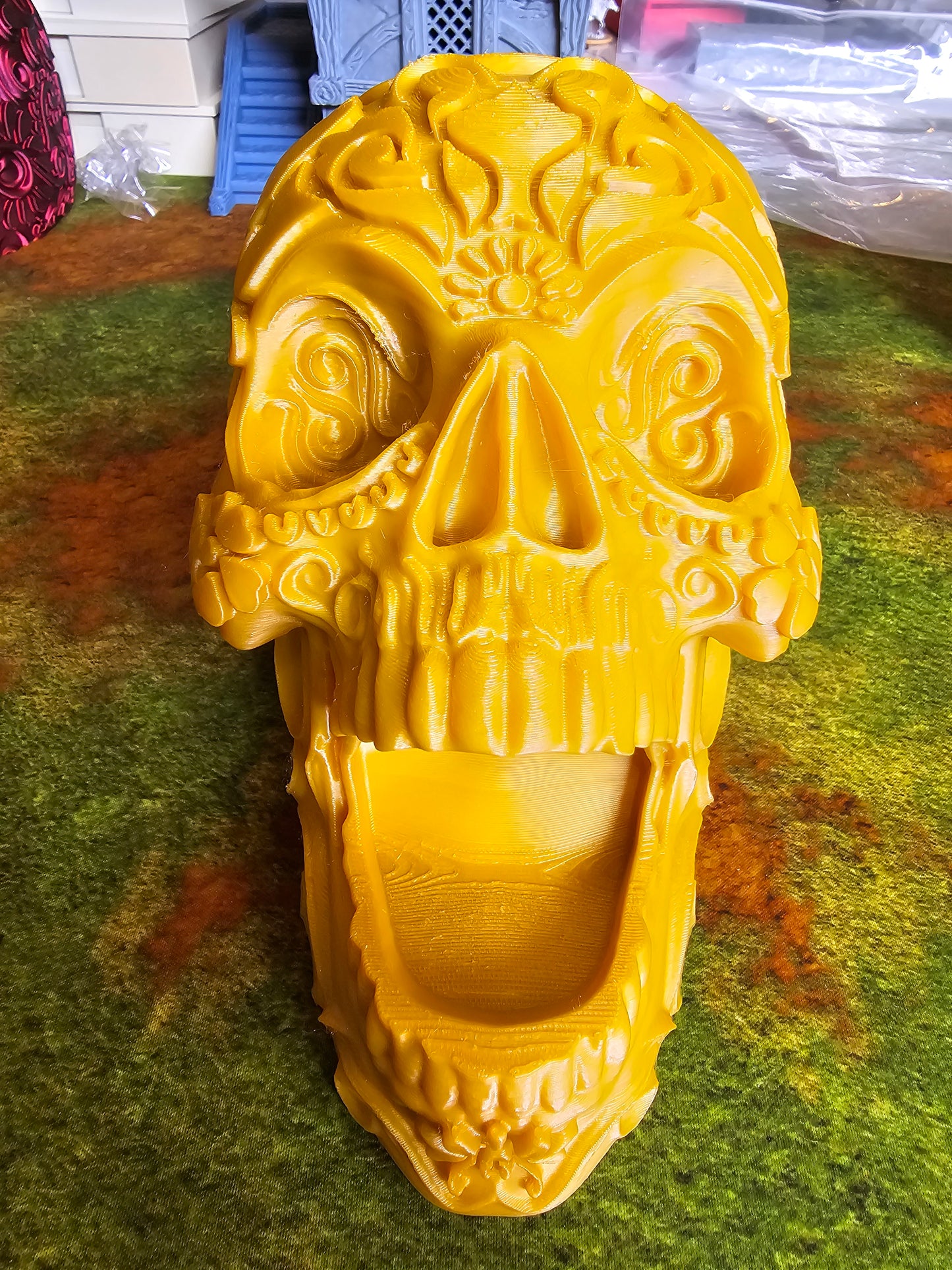 Mexican Calavera Skull Dice Tower