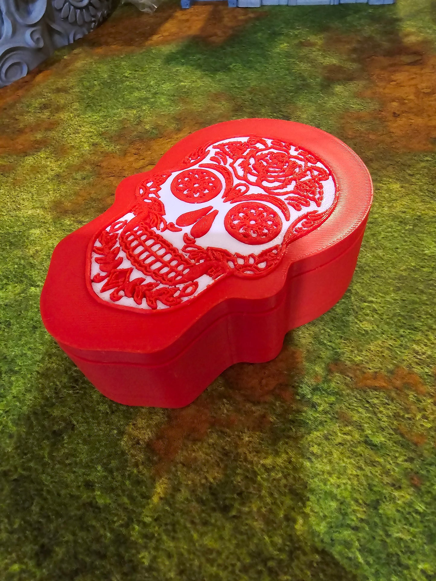 Calavera Skull Dice Box