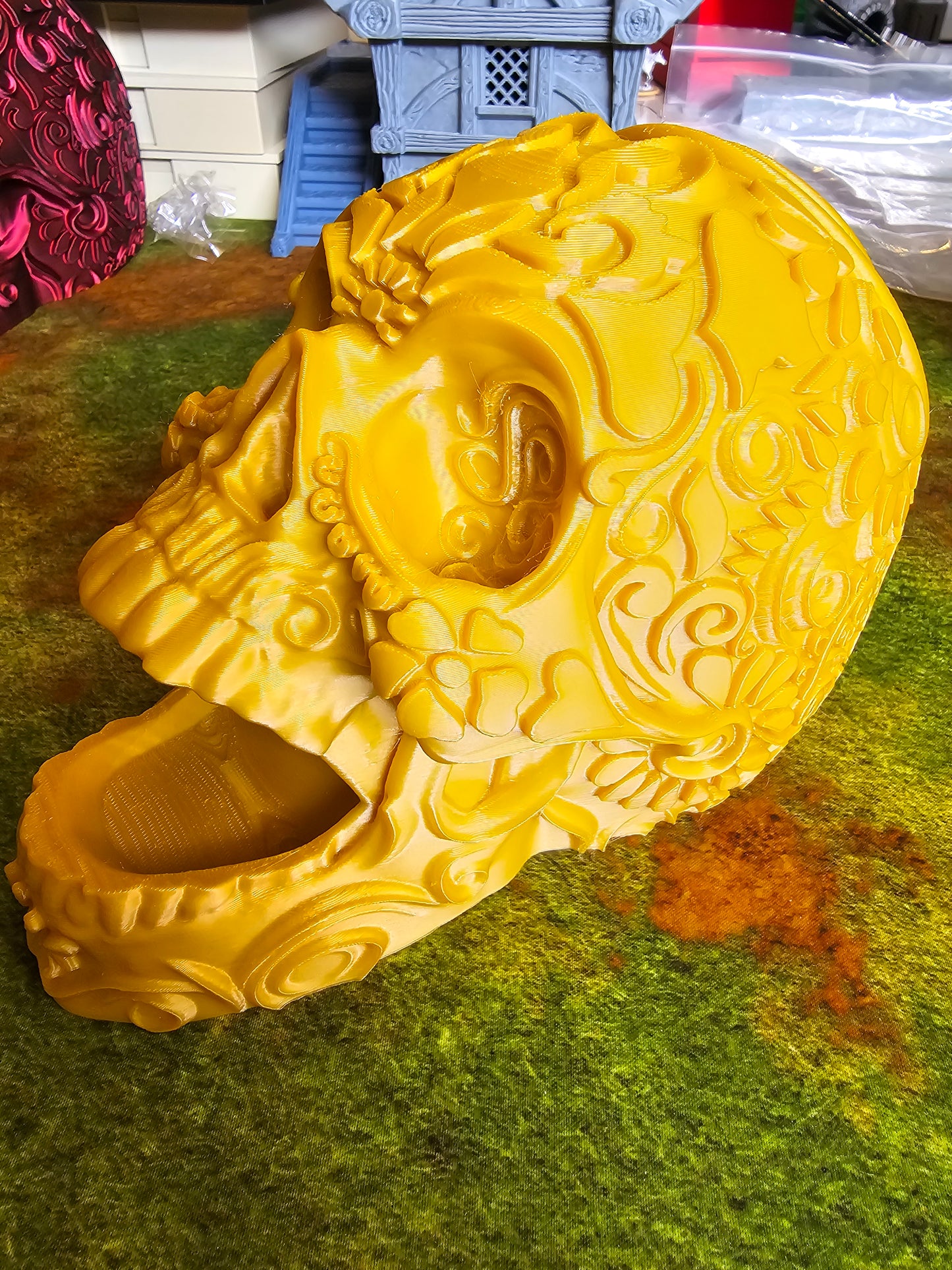 Mexican Calavera Skull Dice Tower