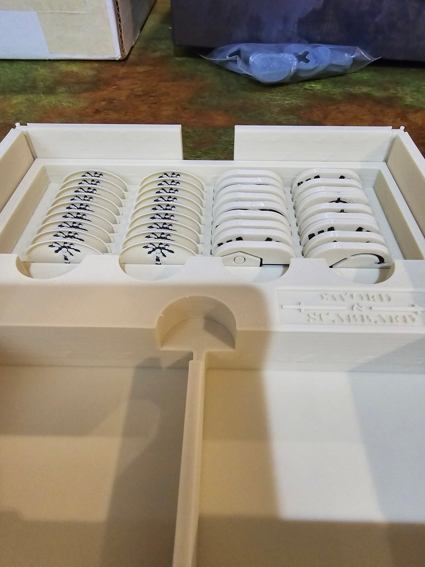 Afrika Korps Bolt Action Token / Template / Dice Storage Box