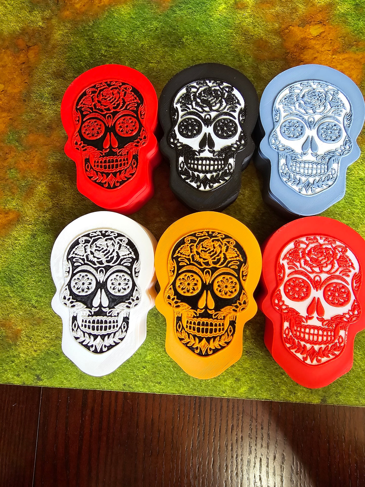 Calavera Skull Dice Box