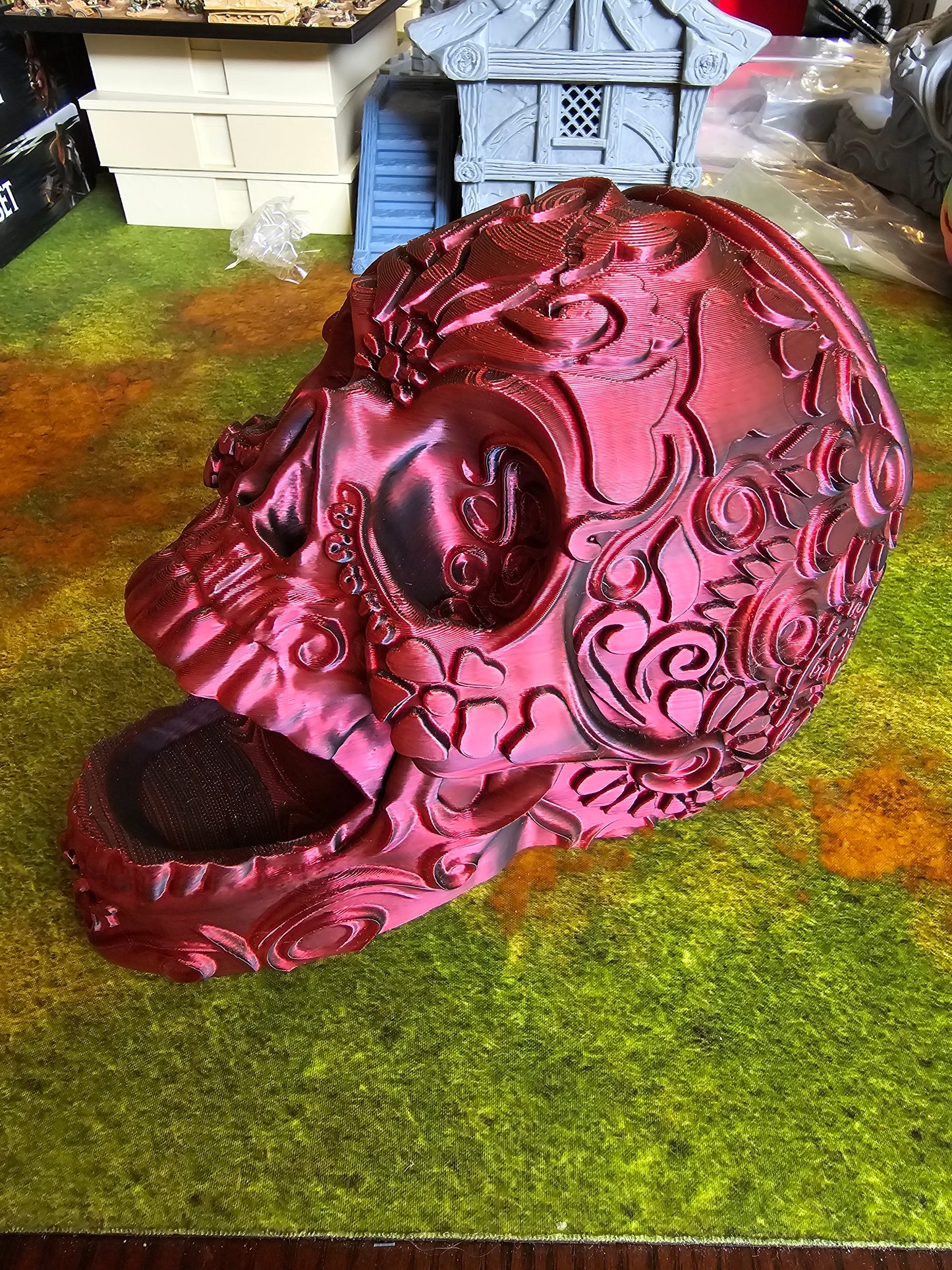 Mexican Calavera Skull Dice Tower